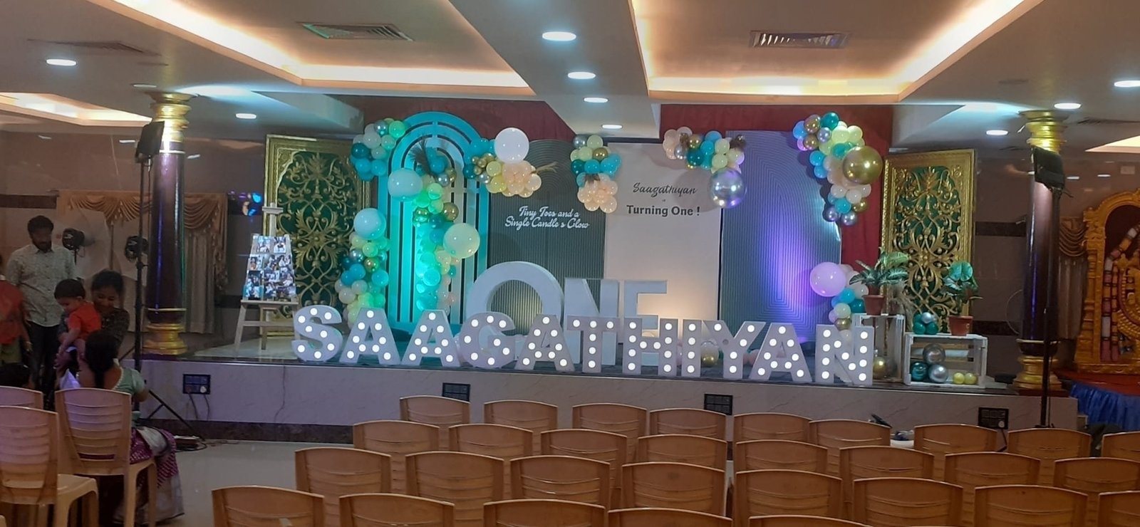 Birthday celebration decor