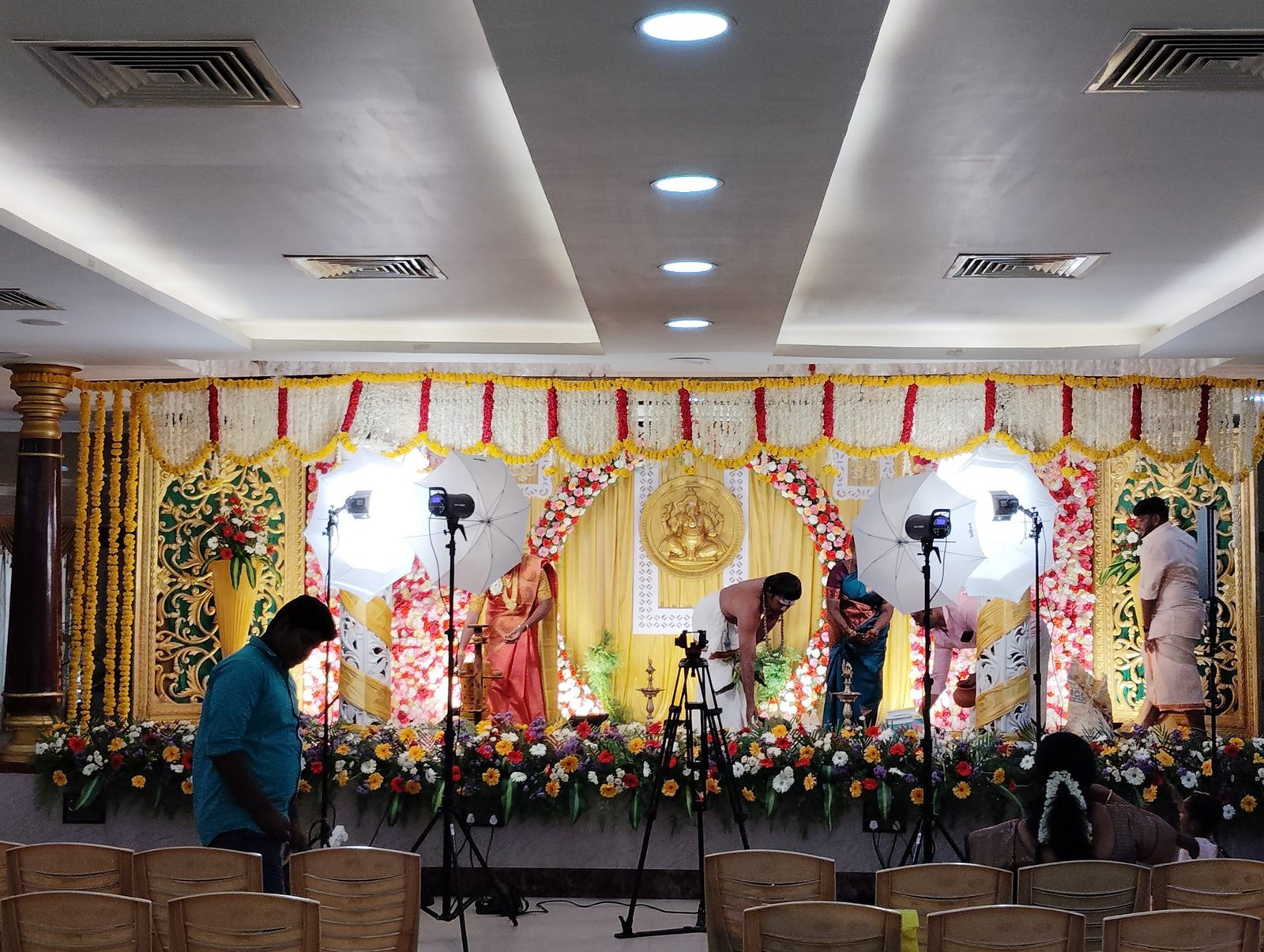 Wedding stage decoration